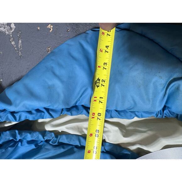VTG The North Face Brown Label Made in USA Blue Mummy Sleeping Bag Goose Down - Picture 5 of 8
